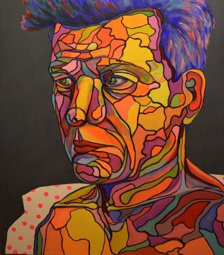 C22, olej, akryl na płótnie 100x120cm, 2019