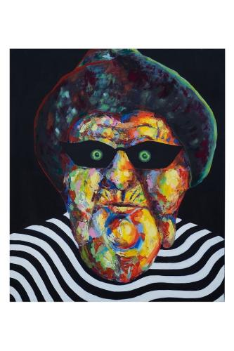 C16, akryl, olej na płótnie 100x120cm, 2019