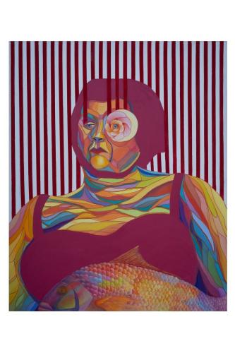 C6, olej, akryl na płótnie 100x120cm, 2019-2021