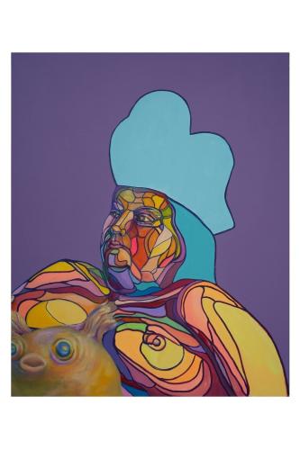 C7, olej, akryl na płótnie 100x120cm, 2019-2021