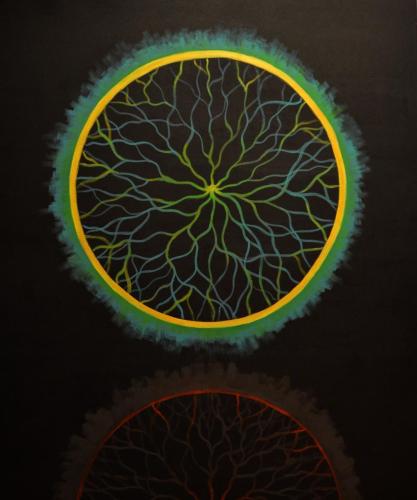 M12, Alter ego, akryl na płótnie 120x80 cm