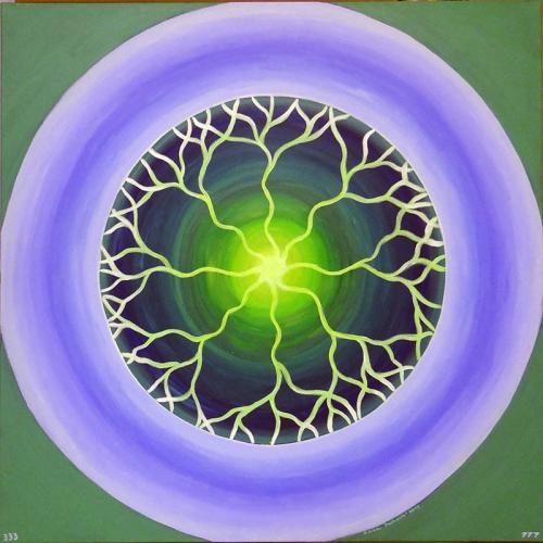 M24, Źródło, akryl na płótnie 100x100 cm